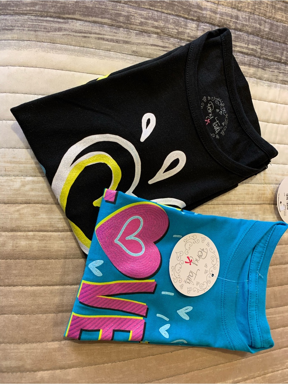 Pony Tails Graphic Tees (Set of 2)